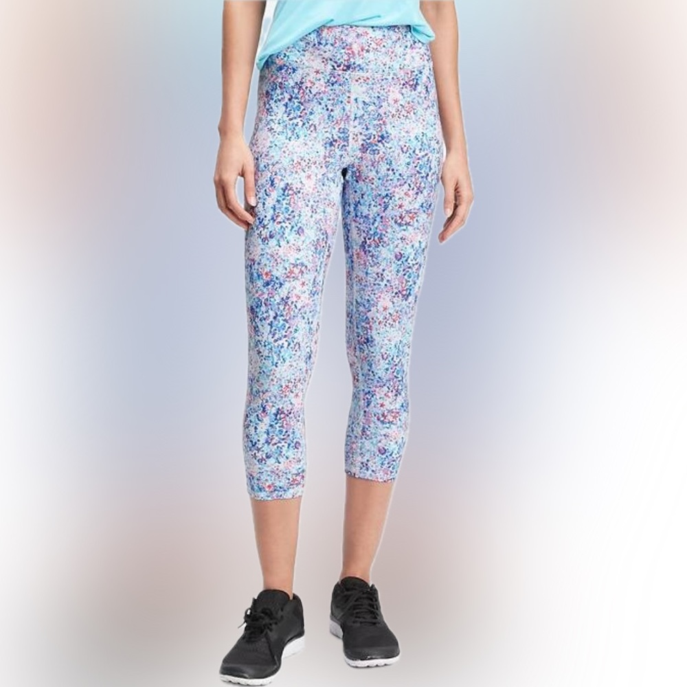GapFit | Compression capris leggings blue tie dye - Picture 3 of 12